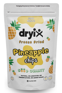 Ananas Kurusu 20 Gr Dondurarak Kurutulmuş Çıtır Meyve Cipsi Freeze Dried - 1