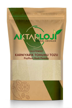 Glutensiz Karnıyarık Otu Tohumu Tozu - Psyllium Husk Powder - 2