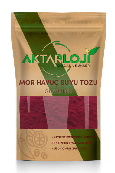 Glutensiz Mor Havuç Suyu Tozu - 1